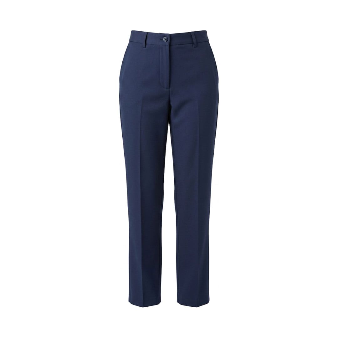 Calça social feminina azul-marinho